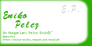 eniko pelcz business card